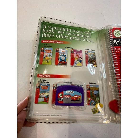 LeapPad Leap Frog K-1st grade Interactive Book and cartridge Cars. Reading and M - Picture 4 of 4